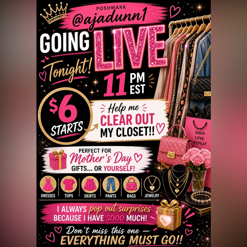 🚨 $6 STARTS CLOSET CLEAR OUT 🚨 EVERYTHING MUST GO | LIVE 12:06 AM EST 💕 PROMISE